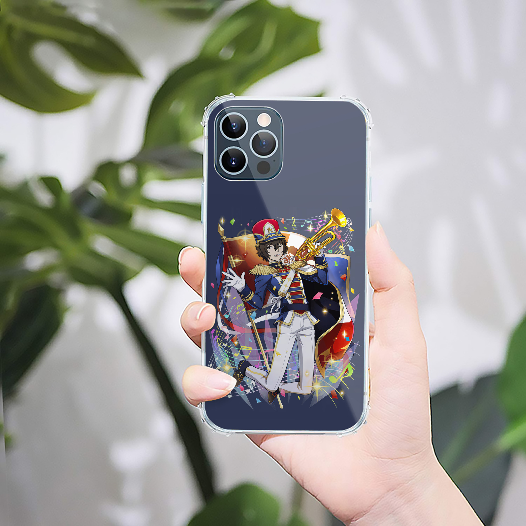 （画像用） 文豪ストレイドッグス Bungo Stray Dogs 【iPhone 12シリーズ対応】透明スマホケース（クリアソフトケース）